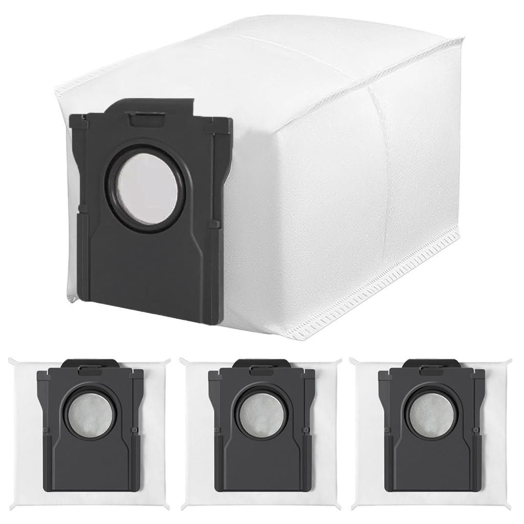 Verilux 4Pcs Dust Bags for Dreame L10s Pro Ultra Vacuum Cleaner Replacement Dust Bags Superior Filtration Capabilities Large Dust Bags for Dreame L10s Pro, 196x108x139mm Verilux 4Pcs Dust Bags for Dreame L10s Pro Ultra Vacuum Cleaner Replacement Dust Bags Superior Filtration Capabilities Large Dust Bags for Dreame L10s Pro, 196x108x139mm